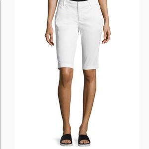 Vince stretch cotton twill Bermuda shorts
